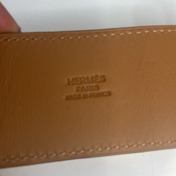 Hermes Sz 75 Red Calfskin COLLIER DE CHIEN Belt GM - Picture 12 of 14